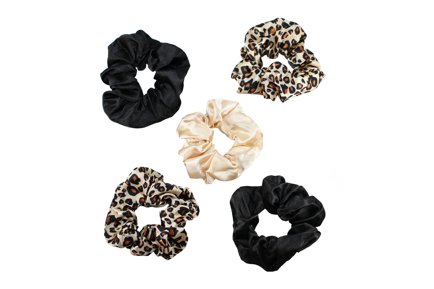 Gift Set 5PK Satin Hair Scrunchies