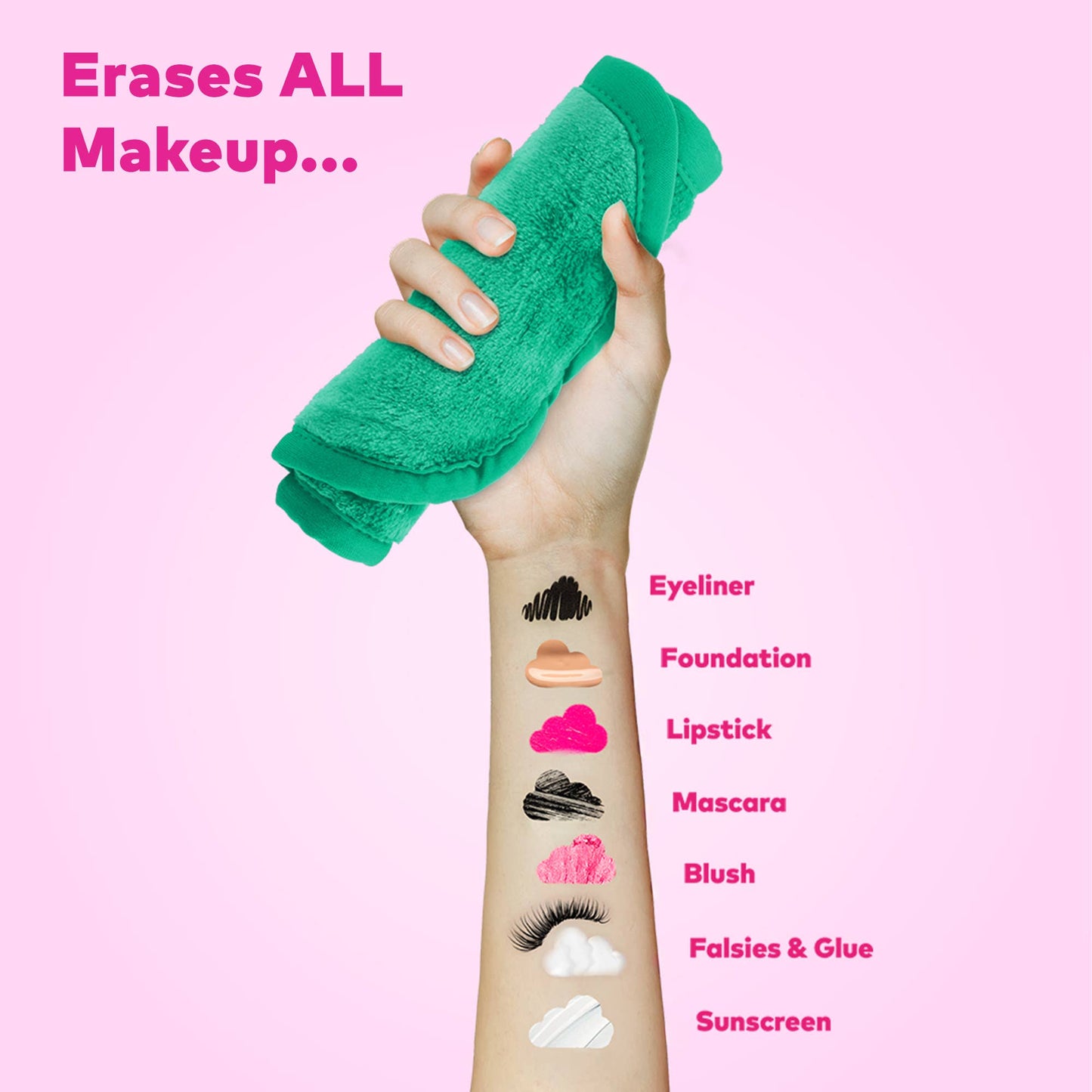 MakeUp Eraser PRO | 100% Recycled Green