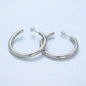 24K Gold Filled Minimalist 40mm Hoop Earrings