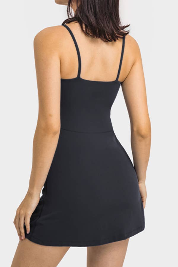Premium sports tennis dress skorts with under pockets shorts