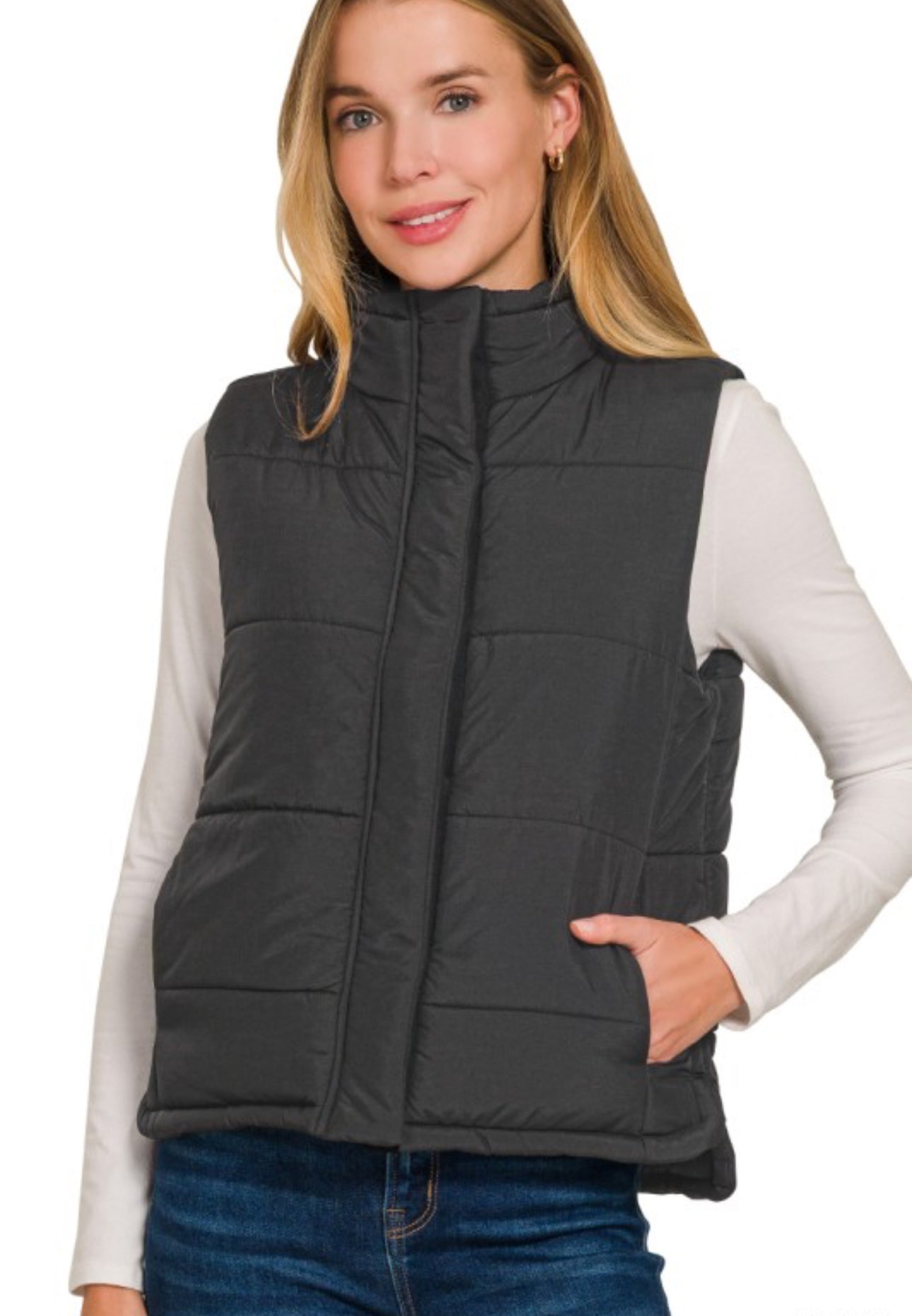 Sleeveless Quilted Vest