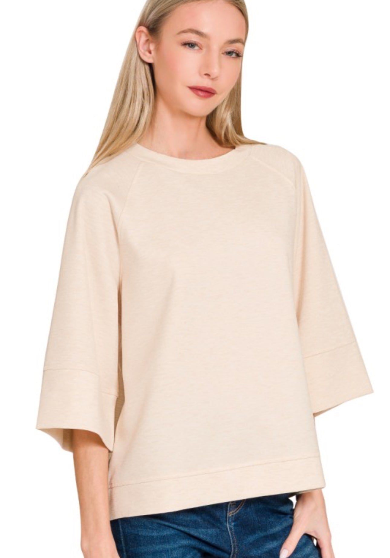 Scuba 3/4 Sleeve Sweatshirt