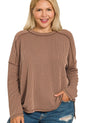 Plus Size Ribbed Shirt