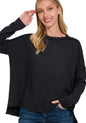 Ribbed Long Sleeve Shirt