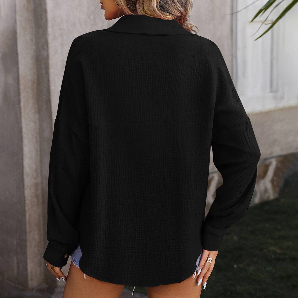 Black Long Sleeve Shirt