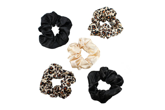 Gift Set 5PK Satin Hair Scrunchies